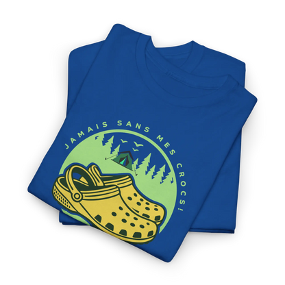 #camping - T-Shirt - T-shirt - Jamais sans mes crocs