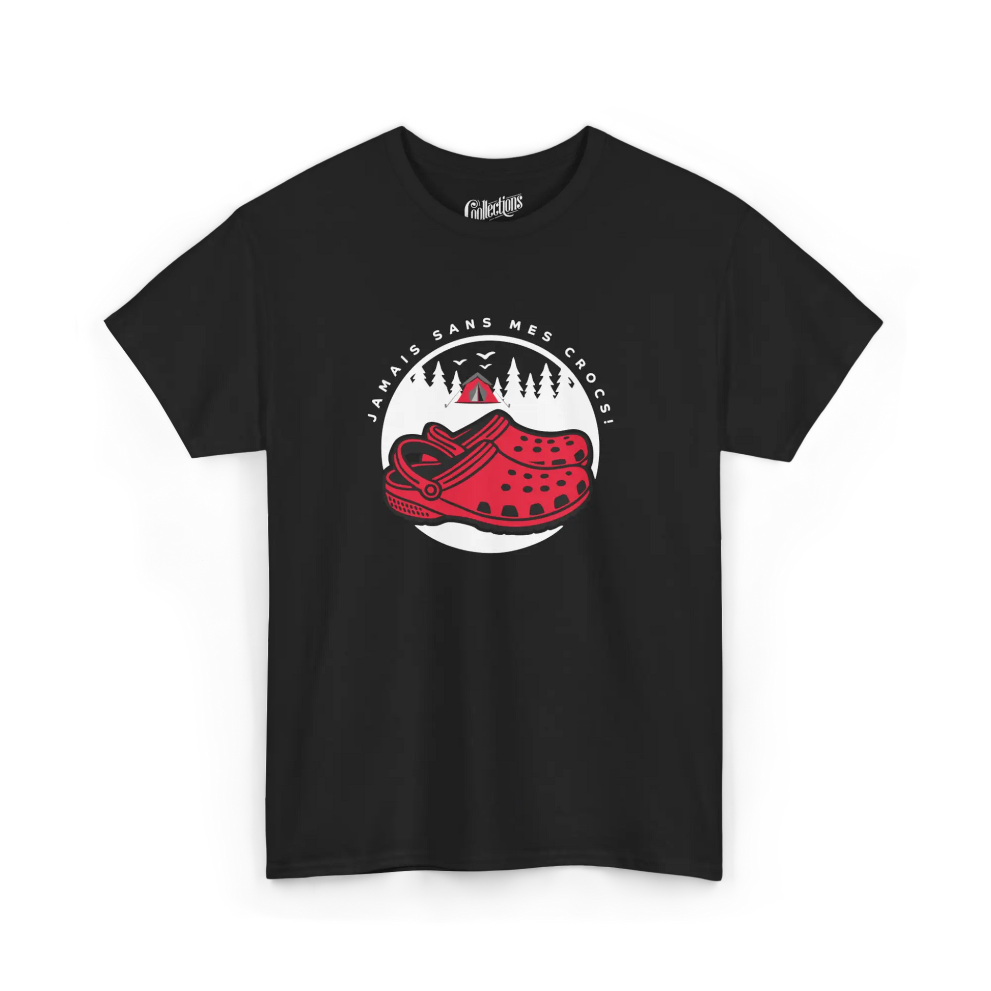 #camping - T-Shirt - T-shirt - Jamais sans mes crocs