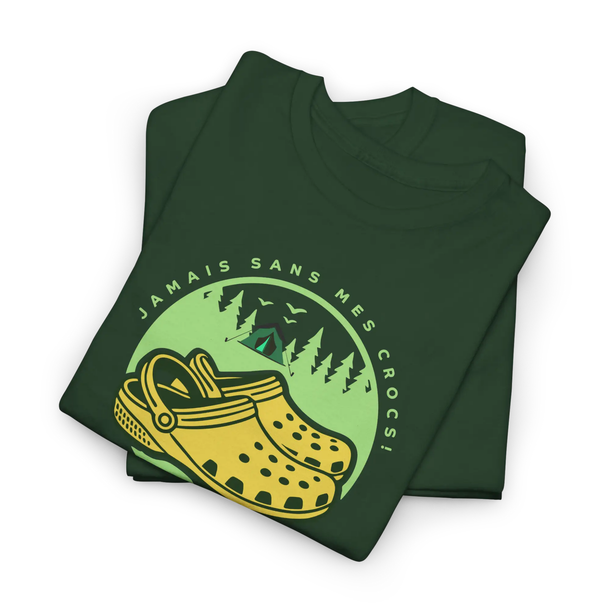 #camping - T-Shirt - T-shirt - Jamais sans mes crocs