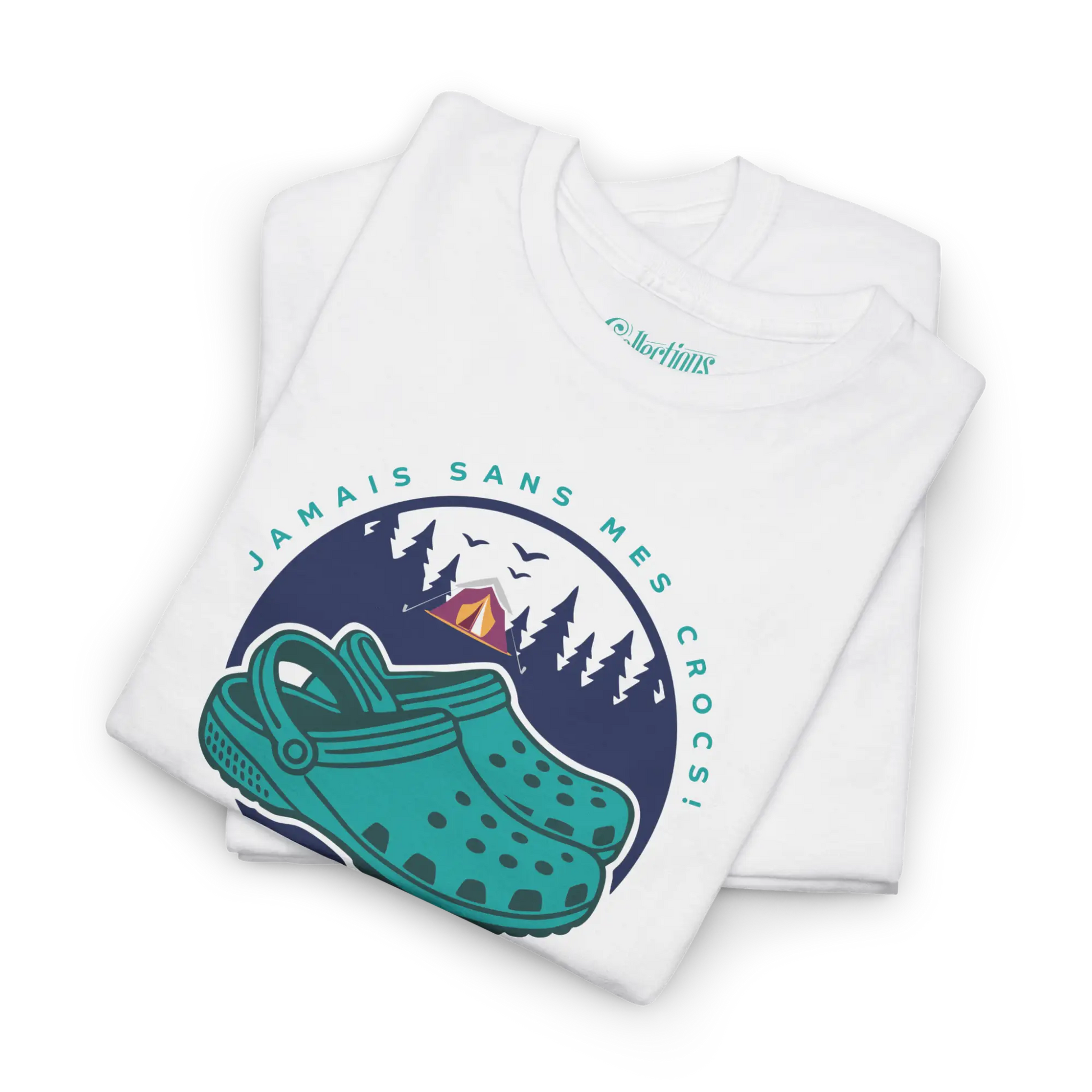 #camping - T-Shirt - T-shirt - Jamais sans mes crocs