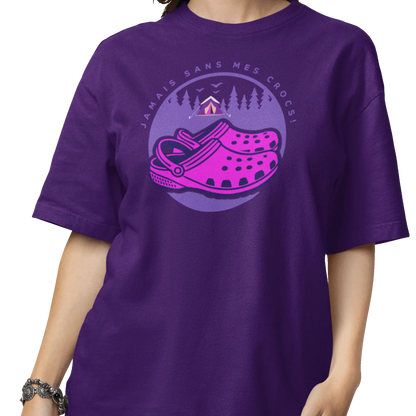 #camping - T-Shirt - T-shirt - Jamais sans mes crocs