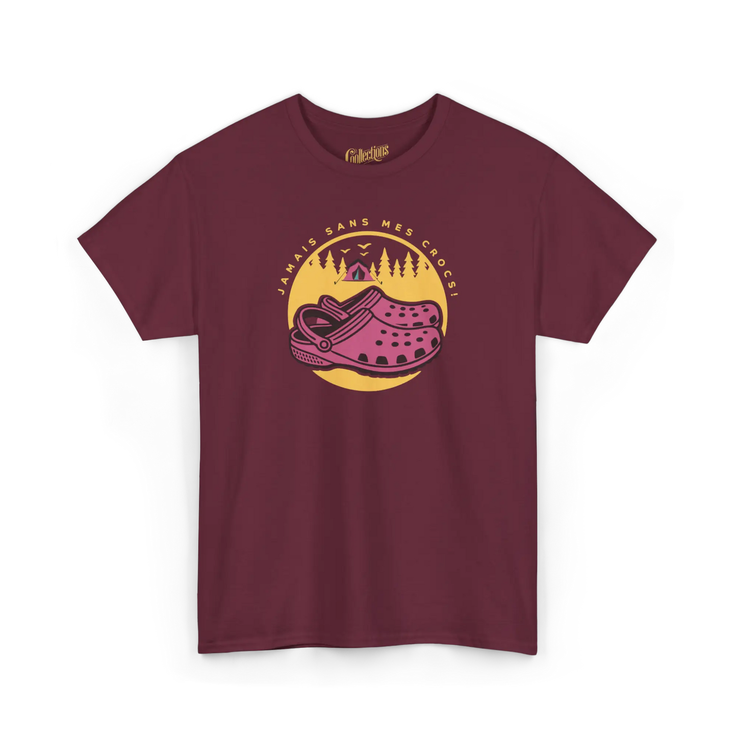 #camping - T-Shirt - T-shirt - Jamais sans mes crocs