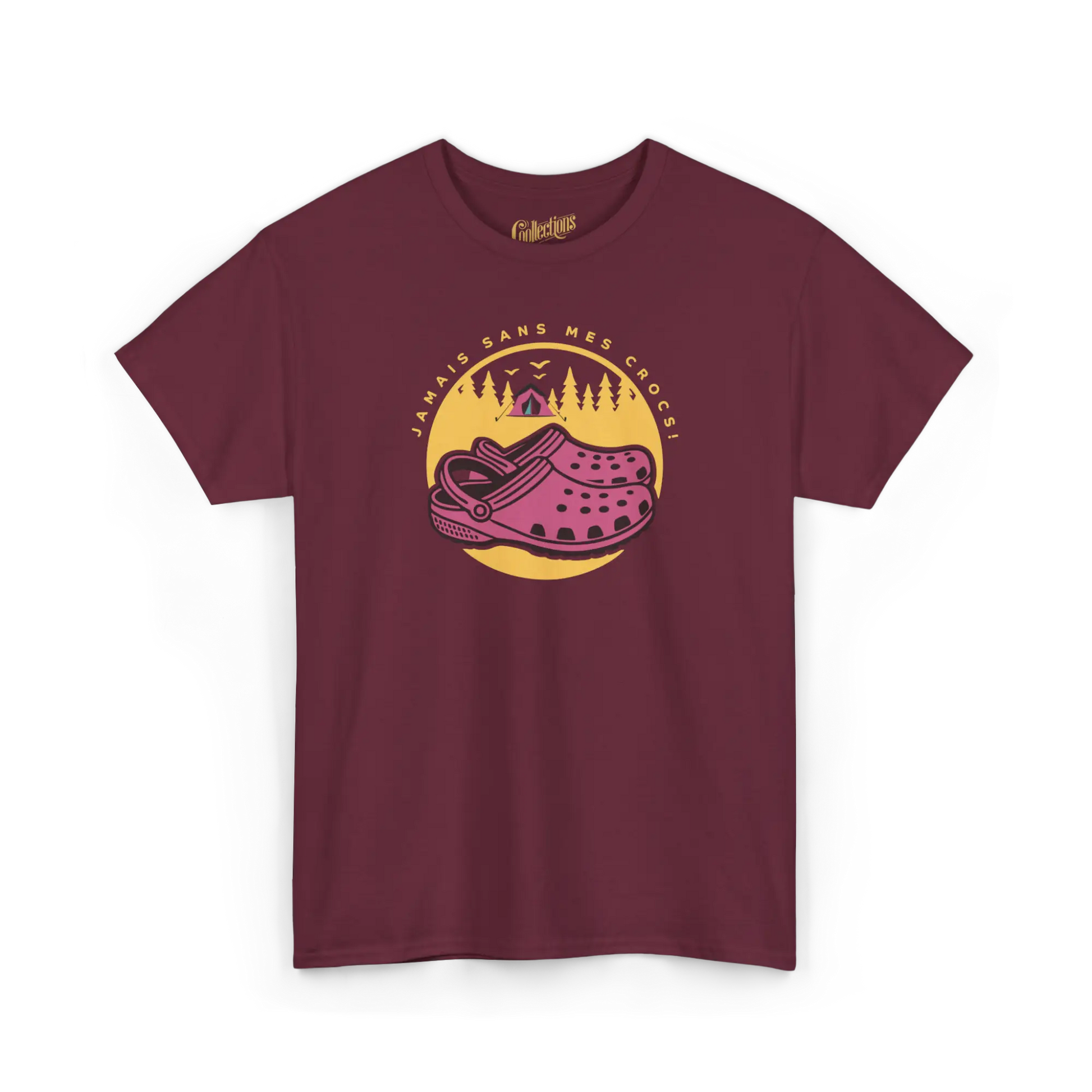 #camping - T-Shirt - T-shirt - Jamais sans mes crocs