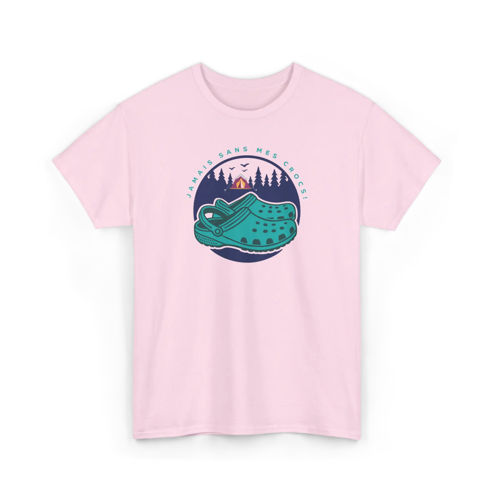 #camping - T-Shirt - T-shirt - Jamais sans mes crocs
