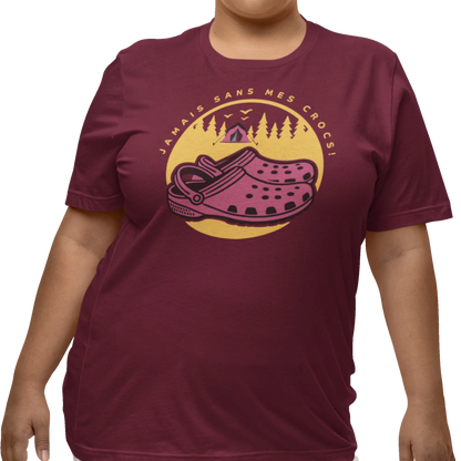 #camping - T-Shirt - T-shirt - Jamais sans mes crocs