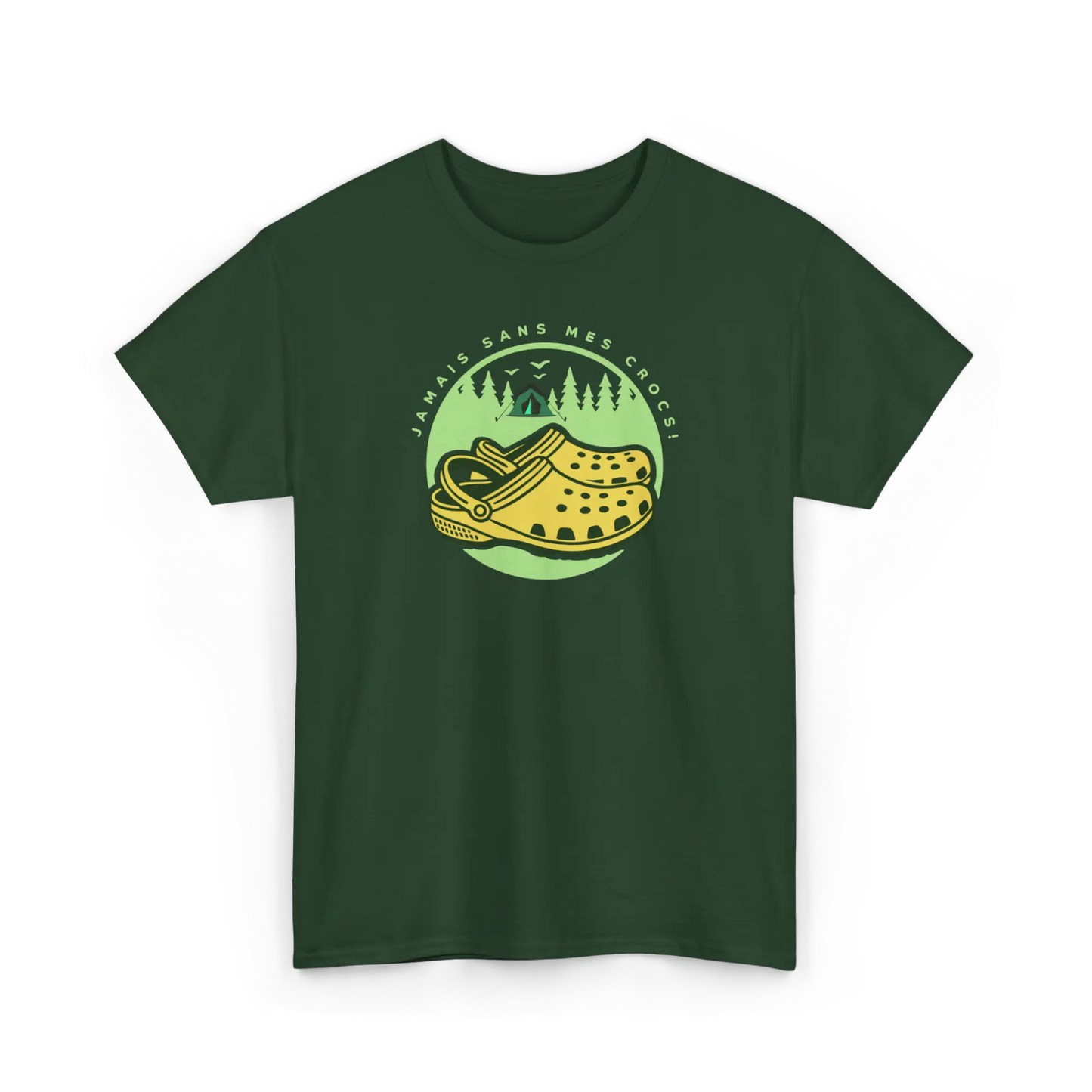 #camping - T-Shirt - T-shirt - Jamais sans mes crocs