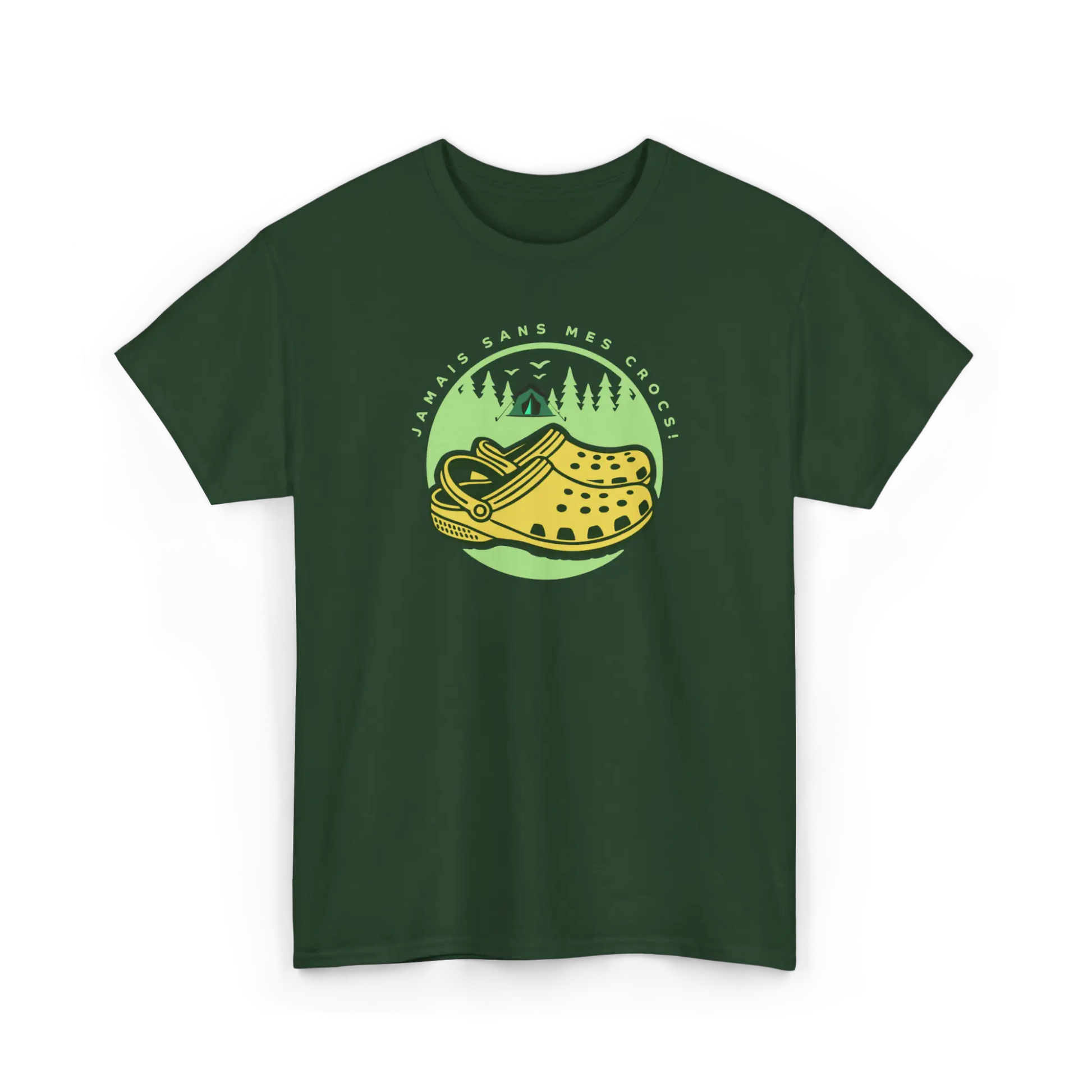 #camping - T-Shirt - T-shirt - Jamais sans mes crocs