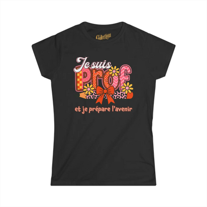 Vie d’Prof - T-Shirt - T-shirt - Je suis prof et je prépare l’avenir - Noir / S / M