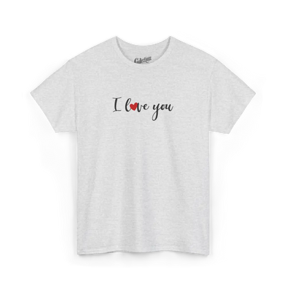 Saint-Valentin - T-Shirt - T-shirt - Je t’aime ’I love you’ - Anglais