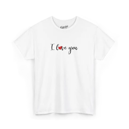Saint-Valentin - T-Shirt - T-shirt - Je t’aime ’I love you’ - Anglais