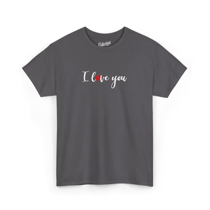 Saint-Valentin - T-Shirt - T-shirt - Je t’aime ’I love you’ - Anglais