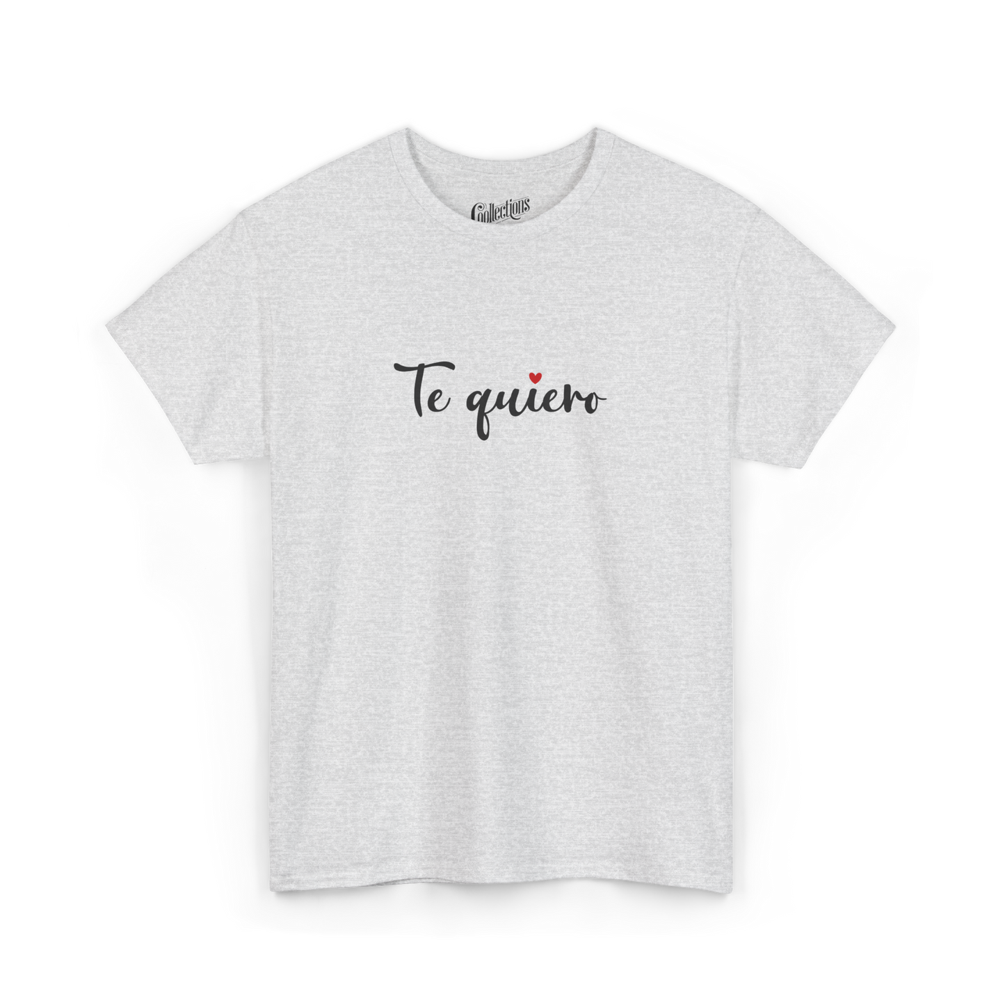 Saint-Valentin - T-Shirt - T-shirt - Je t’aime ’Te quiero’ - Espagnol - Gris cendre / S / M