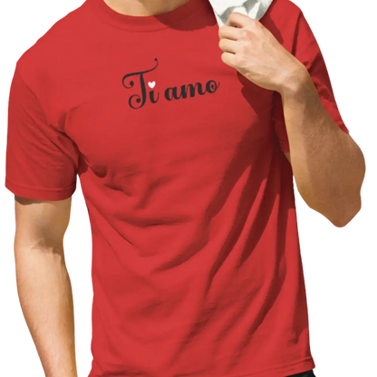 Saint-Valentin - T-Shirt - T-shirt - Je t’aime ’Ti amo’ - Italien