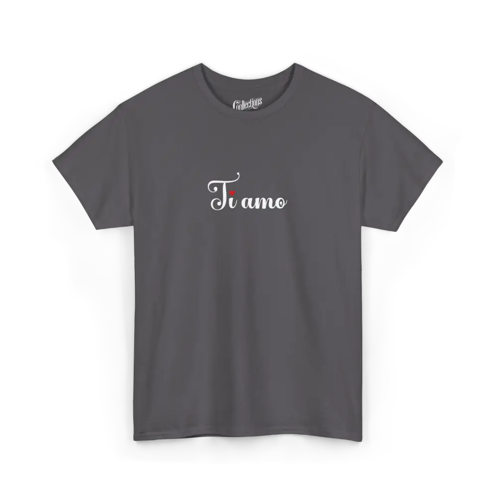 Saint-Valentin - T-Shirt - T-shirt - Je t’aime ’Ti amo’ - Italien