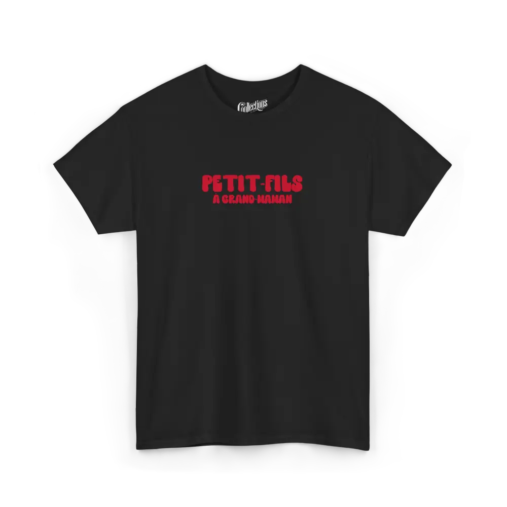 Jeunes - T-Shirt - T-shirt - Jeunes - Petit-fils à grand-maman - Noir / XS (4-6 ans)