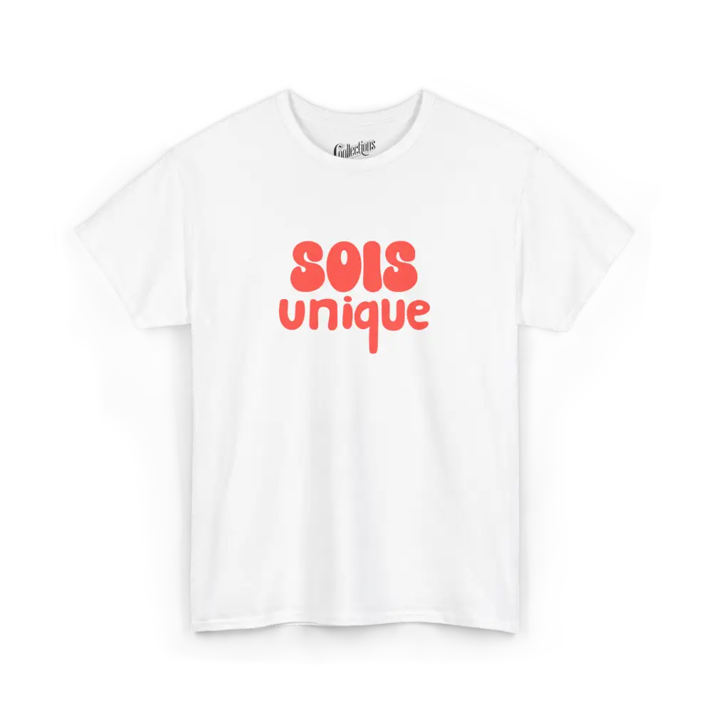 Jeunes - T-Shirt - T-shirt - Jeunes - Sois Unique - Blanc / XS (4-6 ans)