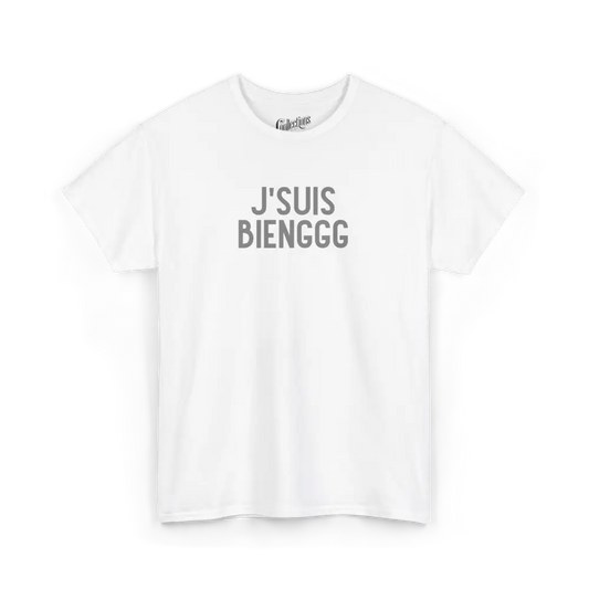 Vie d’Phoqué - T-Shirt - T-shirt - J’suis bienggg - Blanc / S / M