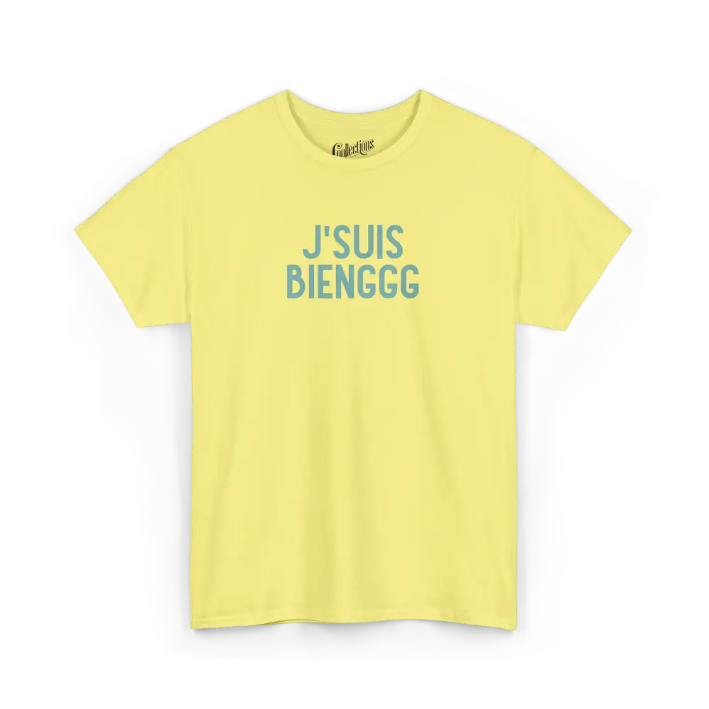 Vie d’Phoqué - T-Shirt - T-shirt - J’suis bienggg - Maïs / S / M