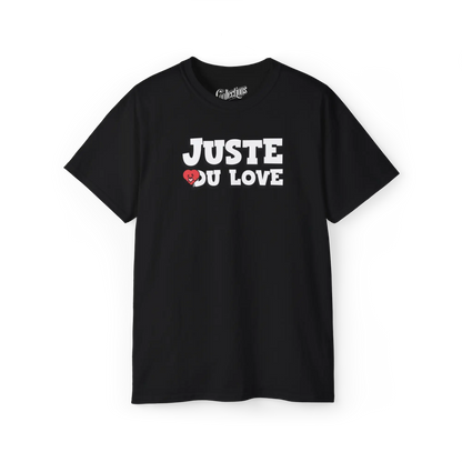 Mot Pour Mot - T-Shirt - T-shirt – Juste du Love - Noir / S / M