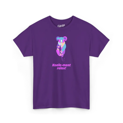 Les Poilus - T-Shirt - T-shirt - Koala-ment relax! - Mauve / S / M