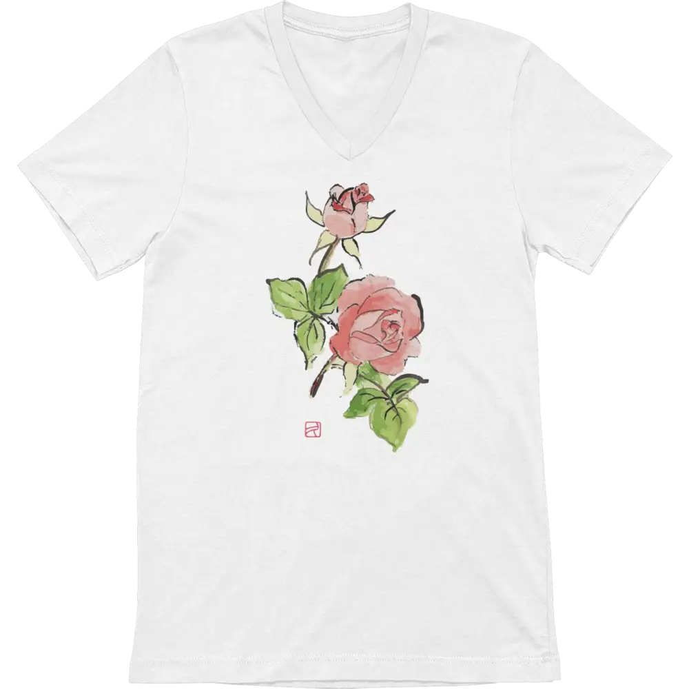 Kyoto Fleurs - T-Shirt - T-shirt - Kyoto - Fleurs Sauvages - Chardons par Kumiko