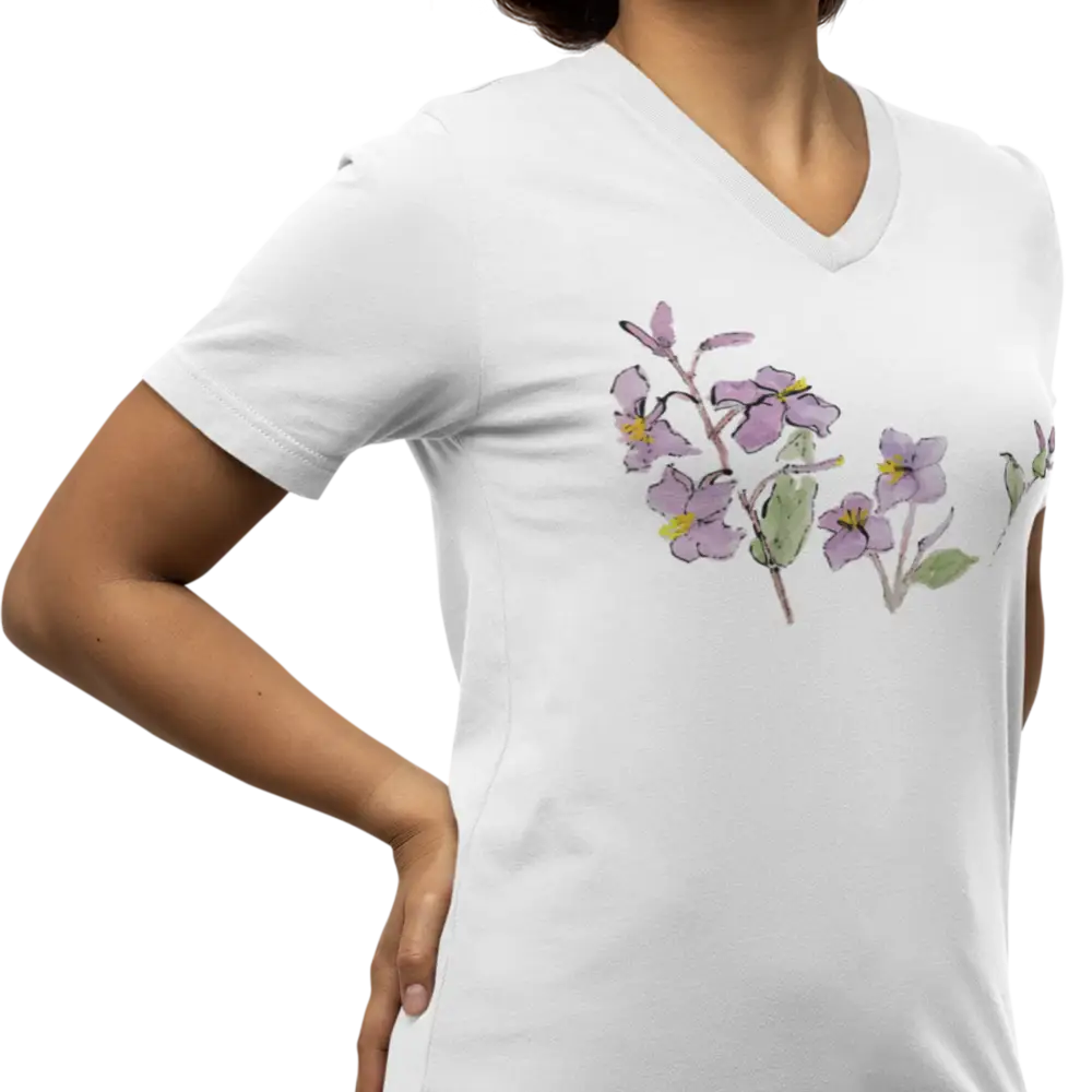 Kyoto Fleurs - T-Shirt - T-shirt - Kyoto - Fleurs Sauvages - Roses par Kumiko