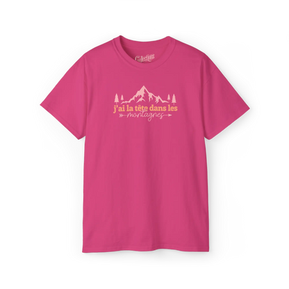 #camping - T-Shirt - T-Shirt - La tête dans les montagnes