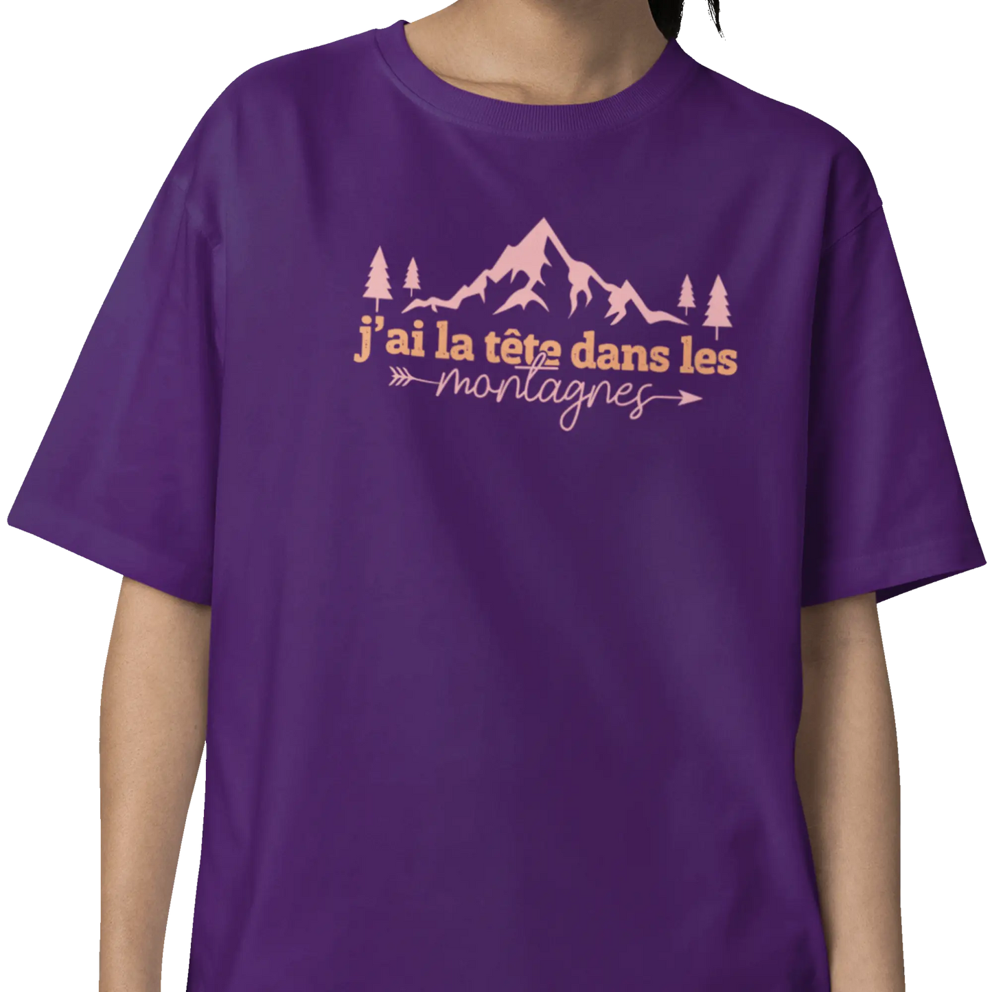 #camping - T-Shirt - T-Shirt - La tête dans les montagnes