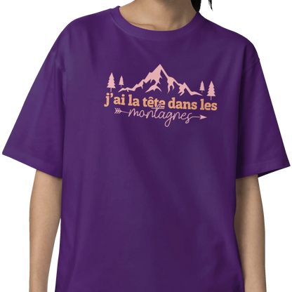 #camping - T-Shirt - T-Shirt - La tête dans les montagnes