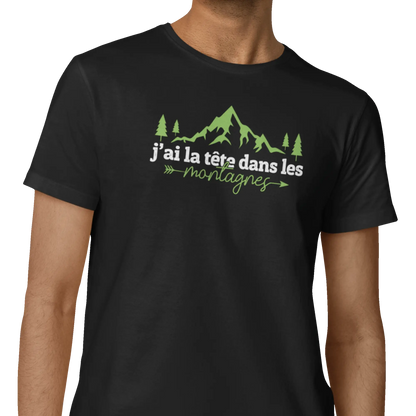#camping - T-Shirt - T-Shirt - La tête dans les montagnes