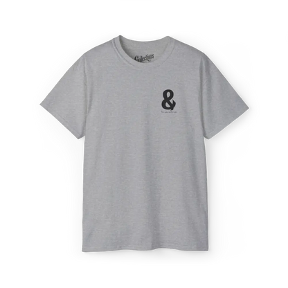 Mot pour Mot - T-Shirt - T-shirt - & La vie continue - Gris Sport / S / M