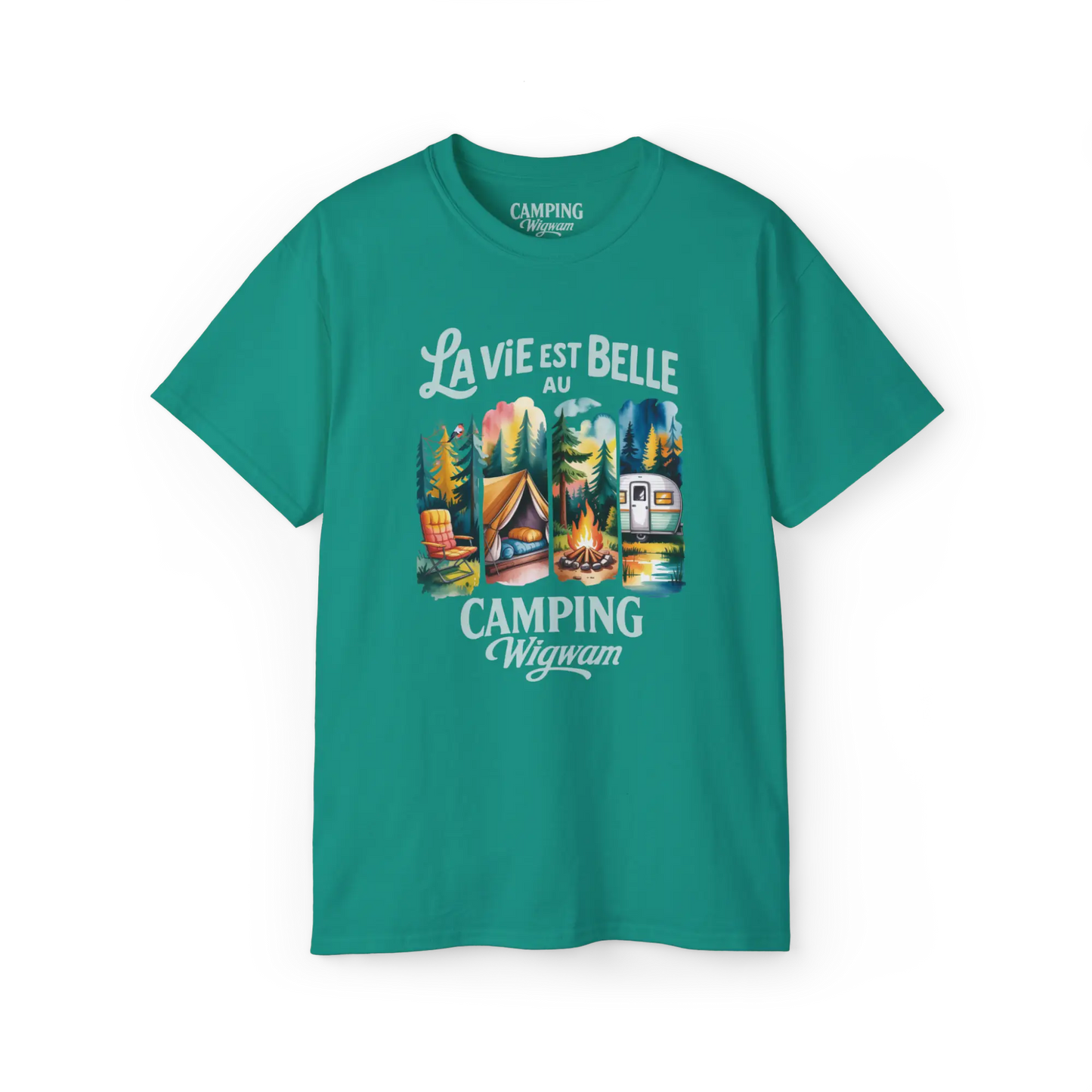 #camping - T-Shirt - T-shirt - La vie est belle au Camping Wigwam (Collabo)