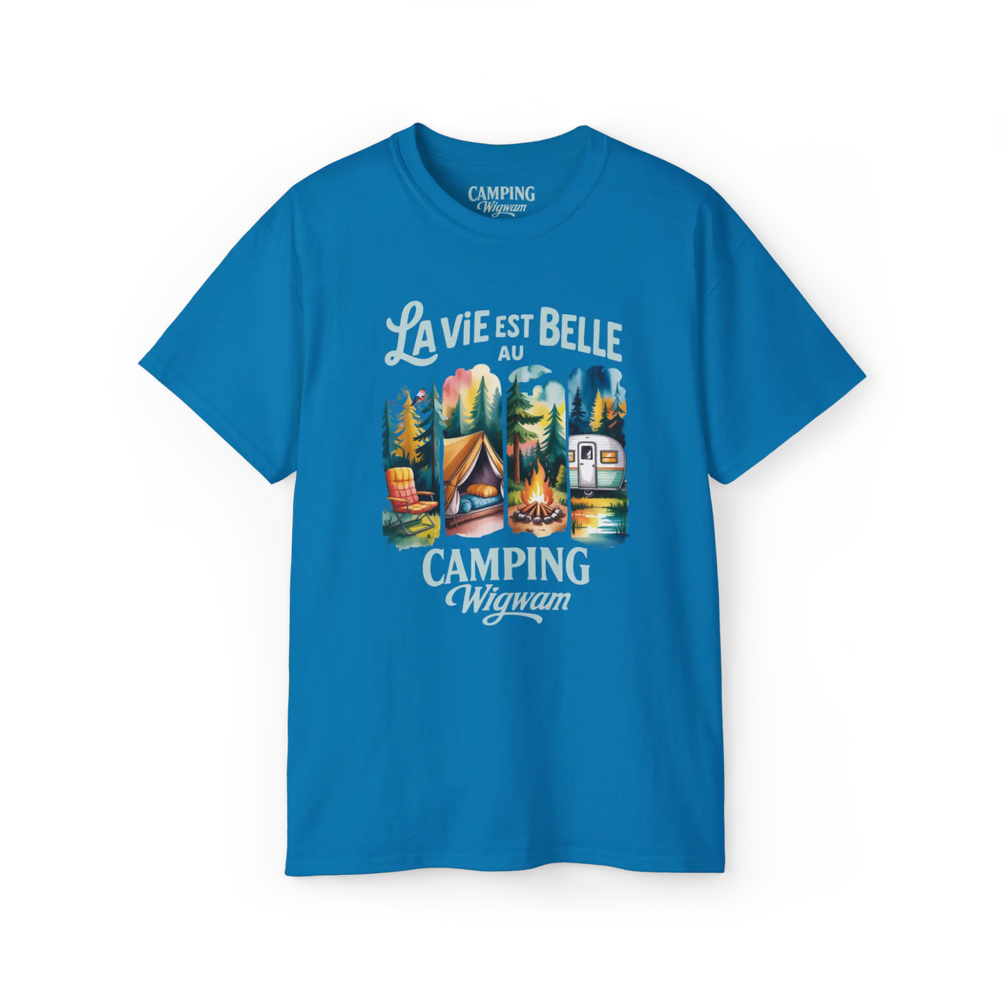 #camping - T-Shirt - T-shirt - La vie est belle au Camping Wigwam (Collabo)