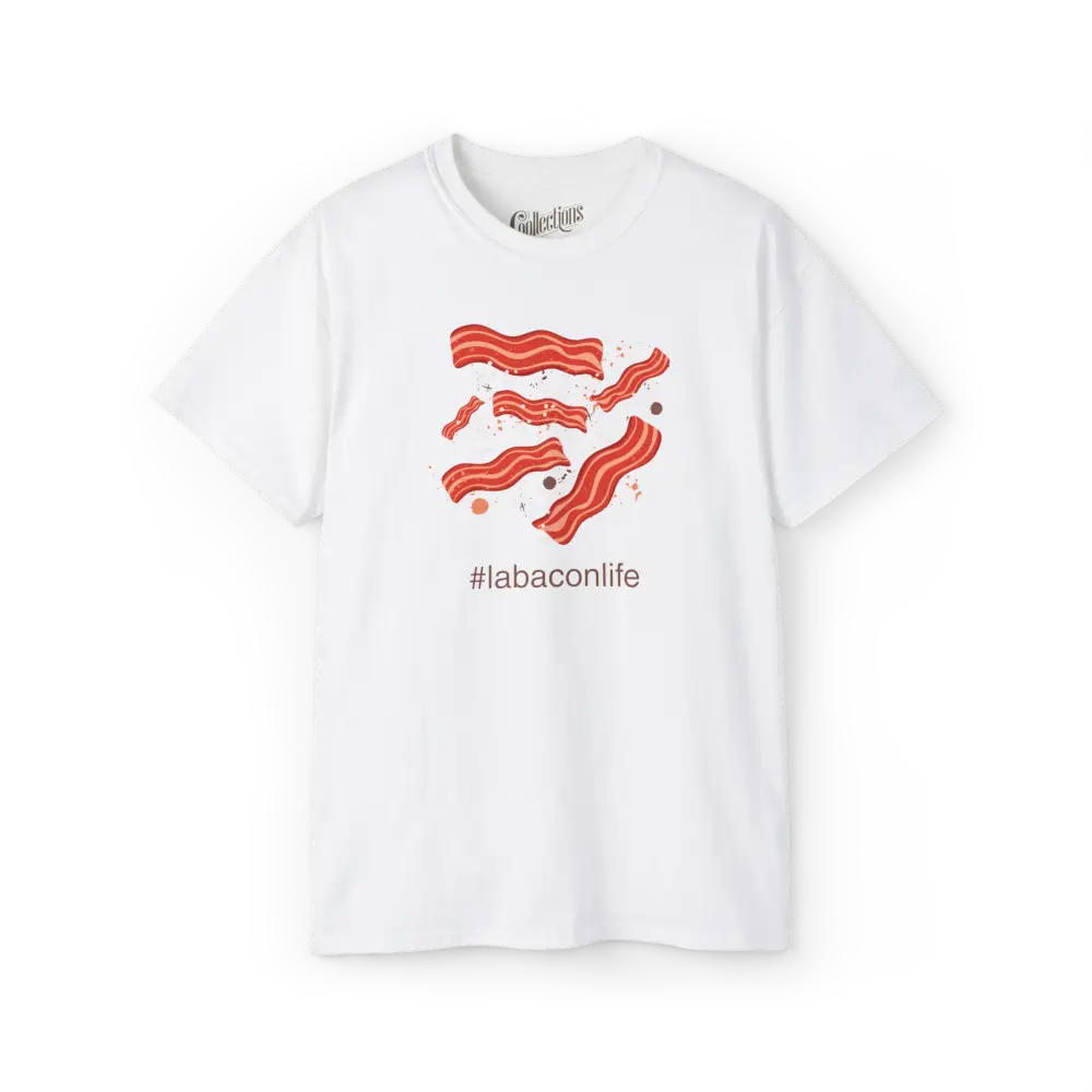 Local D’abord - T-Shirt - T-shirt - #labaconlife - Blanc / S / M