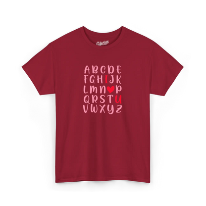 Saint-Valentin - T-Shirt - T-shirt - L’ABC de l’amour