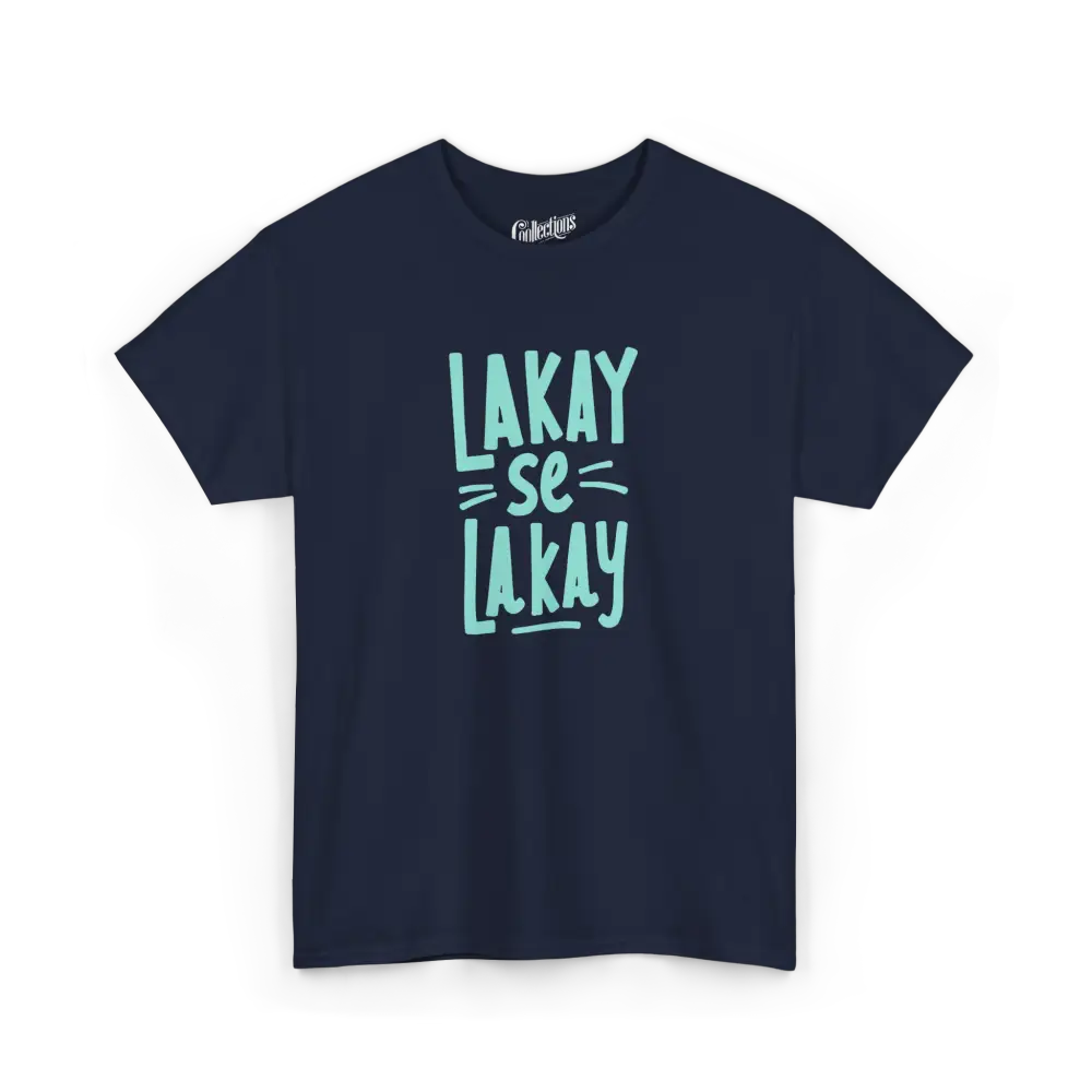 Créolofolie - T-Shirt - T-shirt - Lakay Se Lakay - Marine / S / M