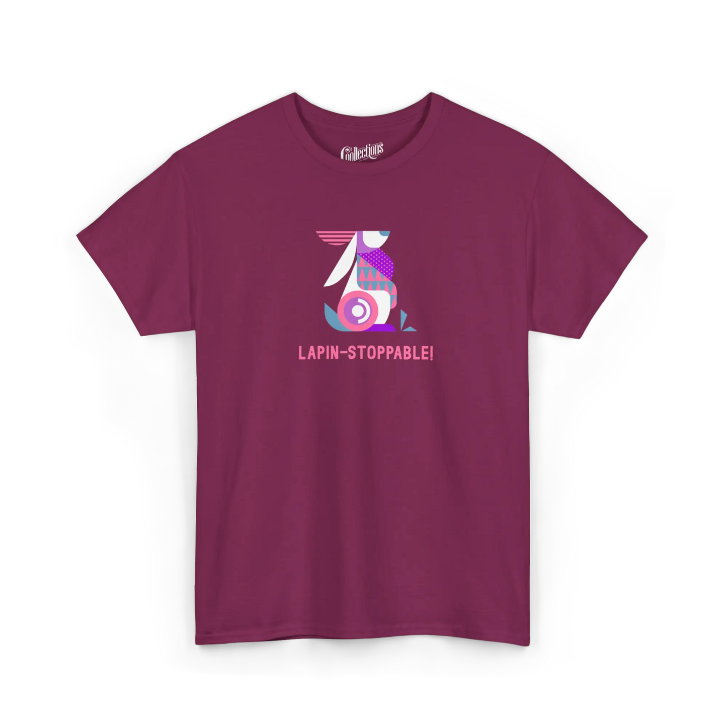 Les Poilus - T-Shirt - T-shirt - LAPIN-STOPPABLE! - Baie / S / M