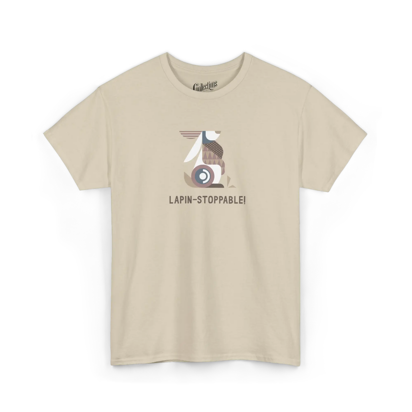 Les Poilus - T-Shirt - T-shirt - LAPIN-STOPPABLE! - Sable / S / M