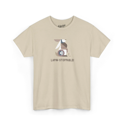 Les Poilus - T-Shirt - T-shirt - LAPIN-STOPPABLE! - Sable / S / M