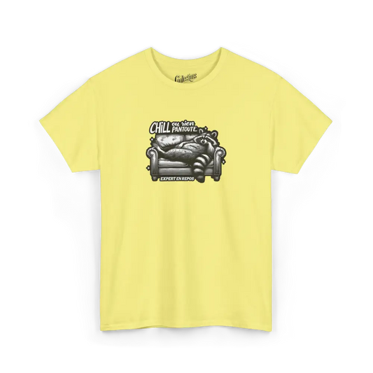 Les Poilus - T-Shirt - T-shirt – Le raton chill - Maïs / S / M