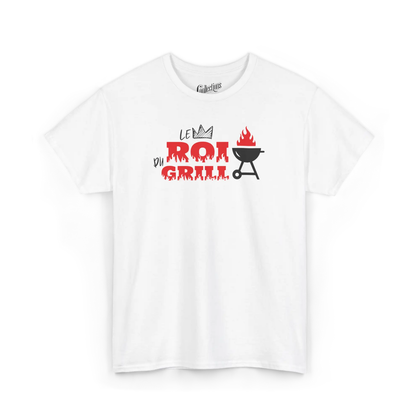 Pour Papa - T-Shirt - T-shirt - Le roi du grill - Blanc / S / M