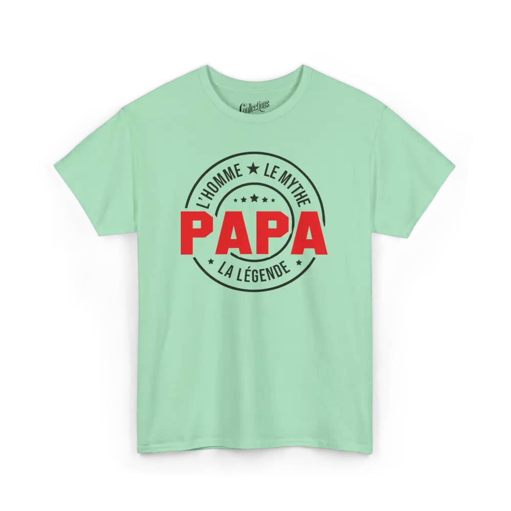 Pour Papa - T-Shirt - T-shirt - L’homme le Mythe la légende PAPA - Menthe / S / M