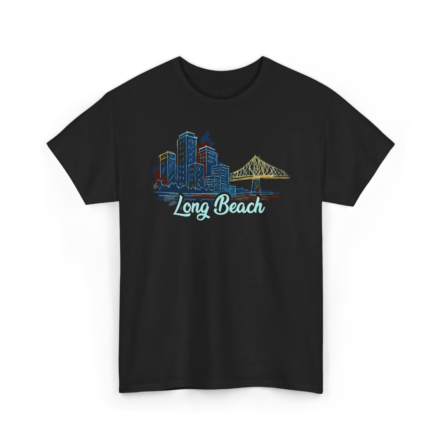 Local D’abord - T-Shirt - T-shirt - Long Beach - Longueuil illustré