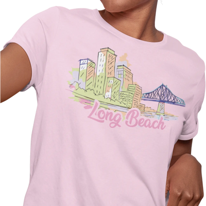 Local D’abord - T-Shirt - T-shirt - Long Beach - Longueuil illustré