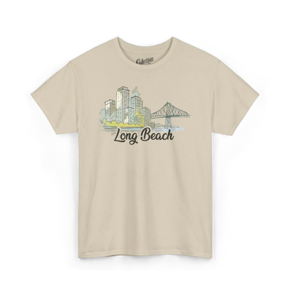 Local D’abord - T-Shirt - T-shirt - Long Beach - Longueuil illustré - Sable / S / M
