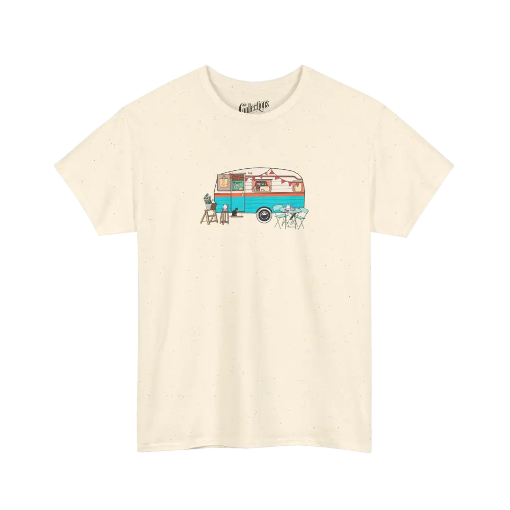 #camping - T-Shirt - T-shirt - Ma roulotte rétro