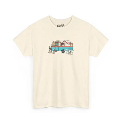 #camping - T-Shirt - T-shirt - Ma roulotte rétro - Naturel / S / M