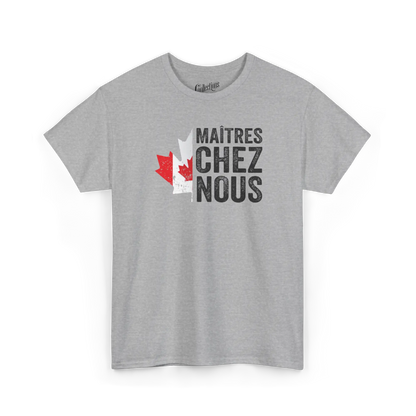 Local D’abord - T-Shirt - T-shirt - Maîtres Chez Nous - Gris Sport / S / M