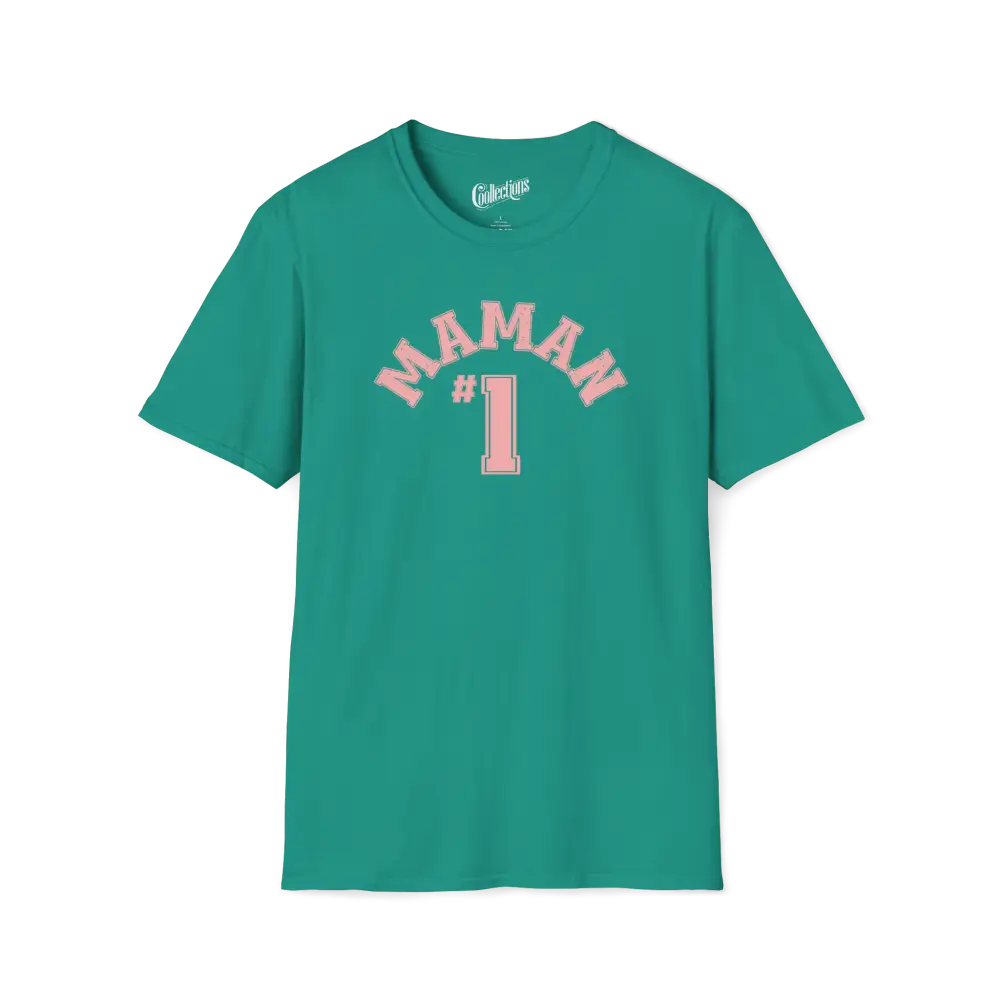 Pour Maman - T-Shirt - T-shirt - Maman #1 - Jade / S / M