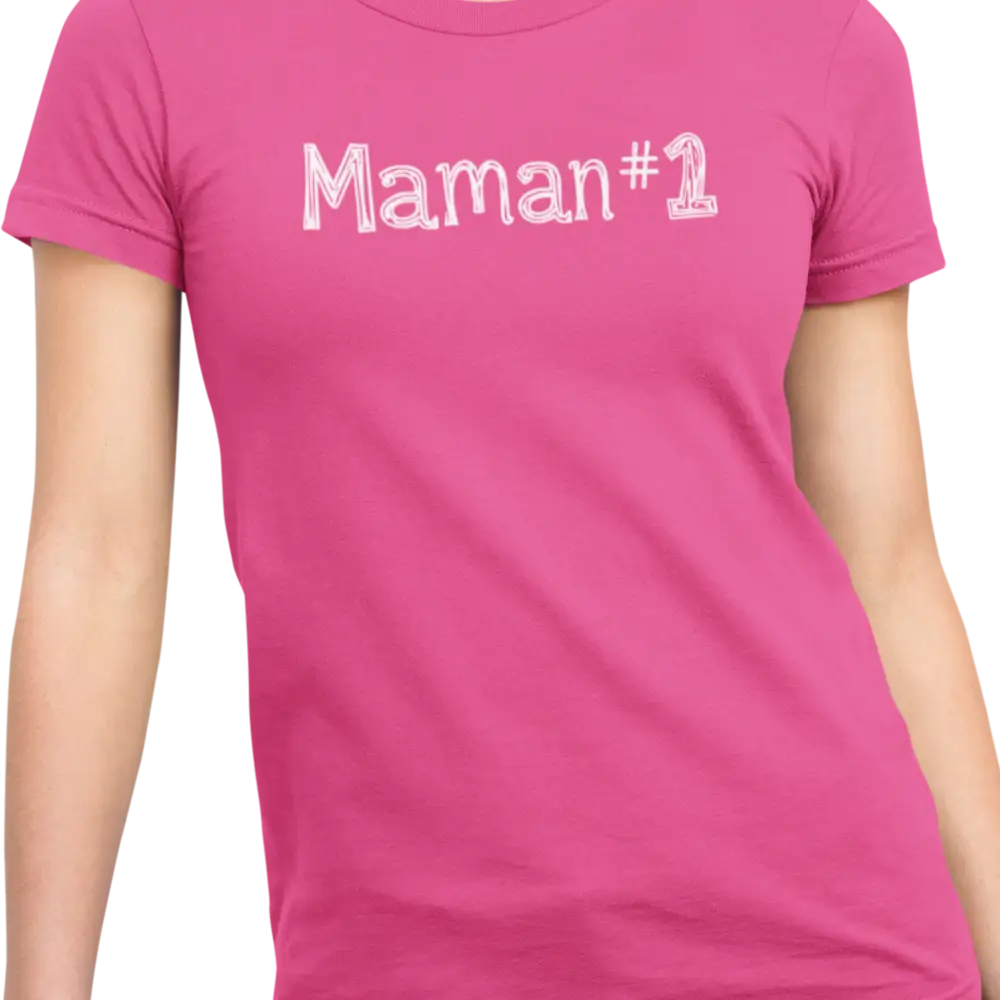Famille et Cie - T-Shirt semi-ajusté - T-shirt - Maman #1